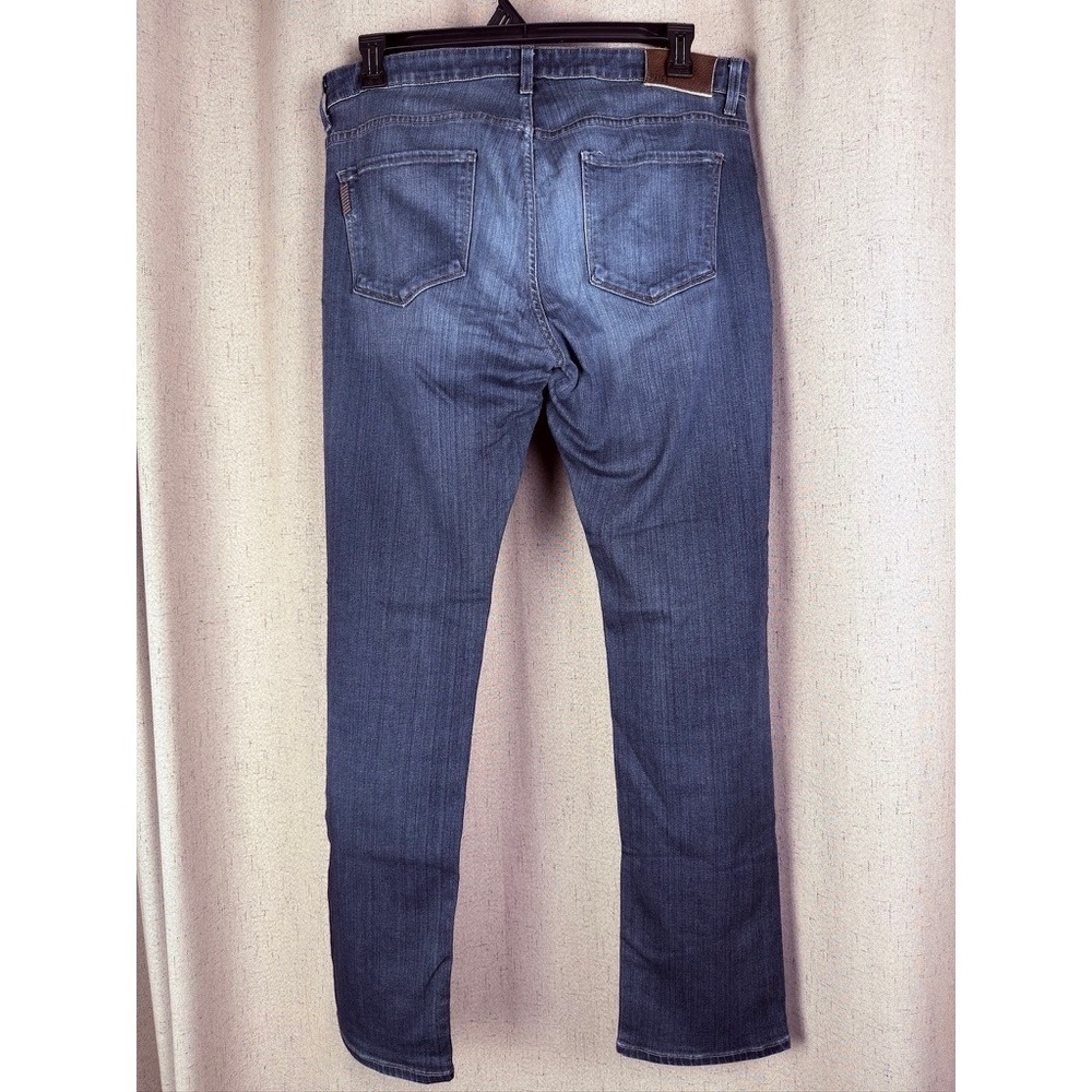 Paige Federal Slim Straight Jeans Mens 34 Dark Blue Excellent Transcend Denim - Picture 3 of 6